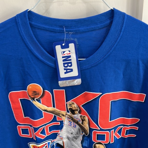 NBA - Throwback T-Shirt - Kevin Durant & James Harden OKC Thunder - Picture 7 of 8